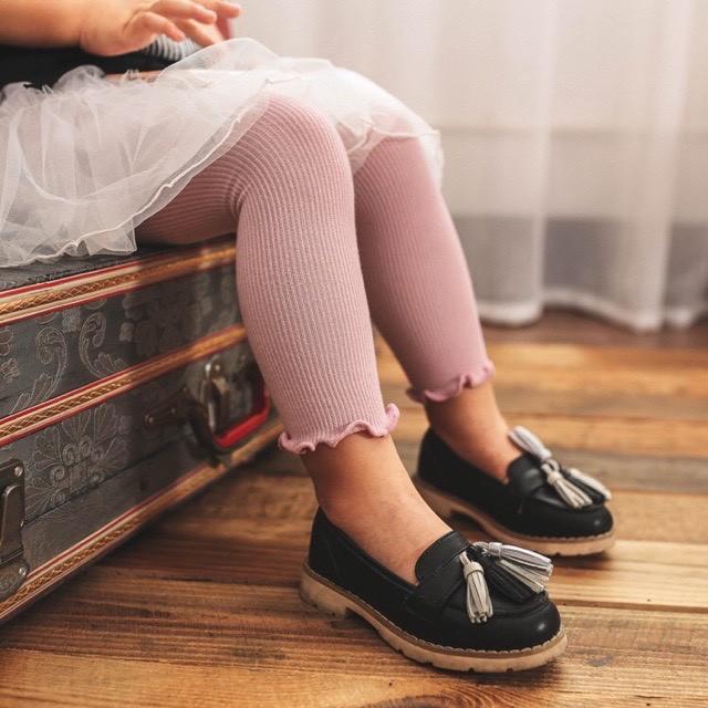 Quần legging thun gân co giãn nhiều dành cho bé gái năng động - Quần áo trẻ em - SockiMall