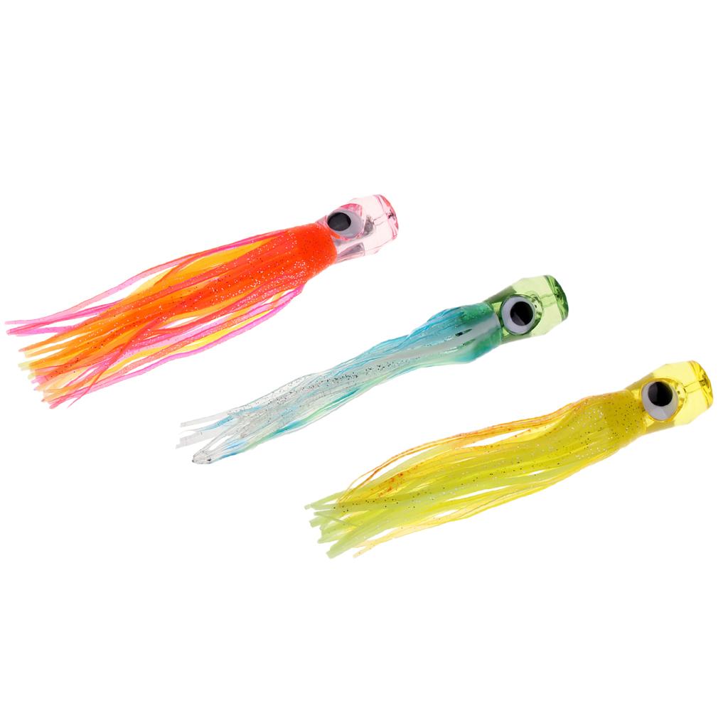 Octopus Squid Skirt Lure Marlin Tuna Trolling Lure Saltwater Fishing Lure