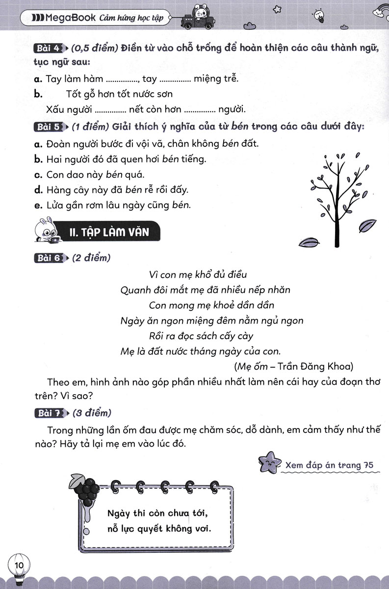 Chinh Phục Đề Thi Vào Lớp 6 Trường THCS Chất Lượng Cao Môn Tiếng Việt - MEGABOOK