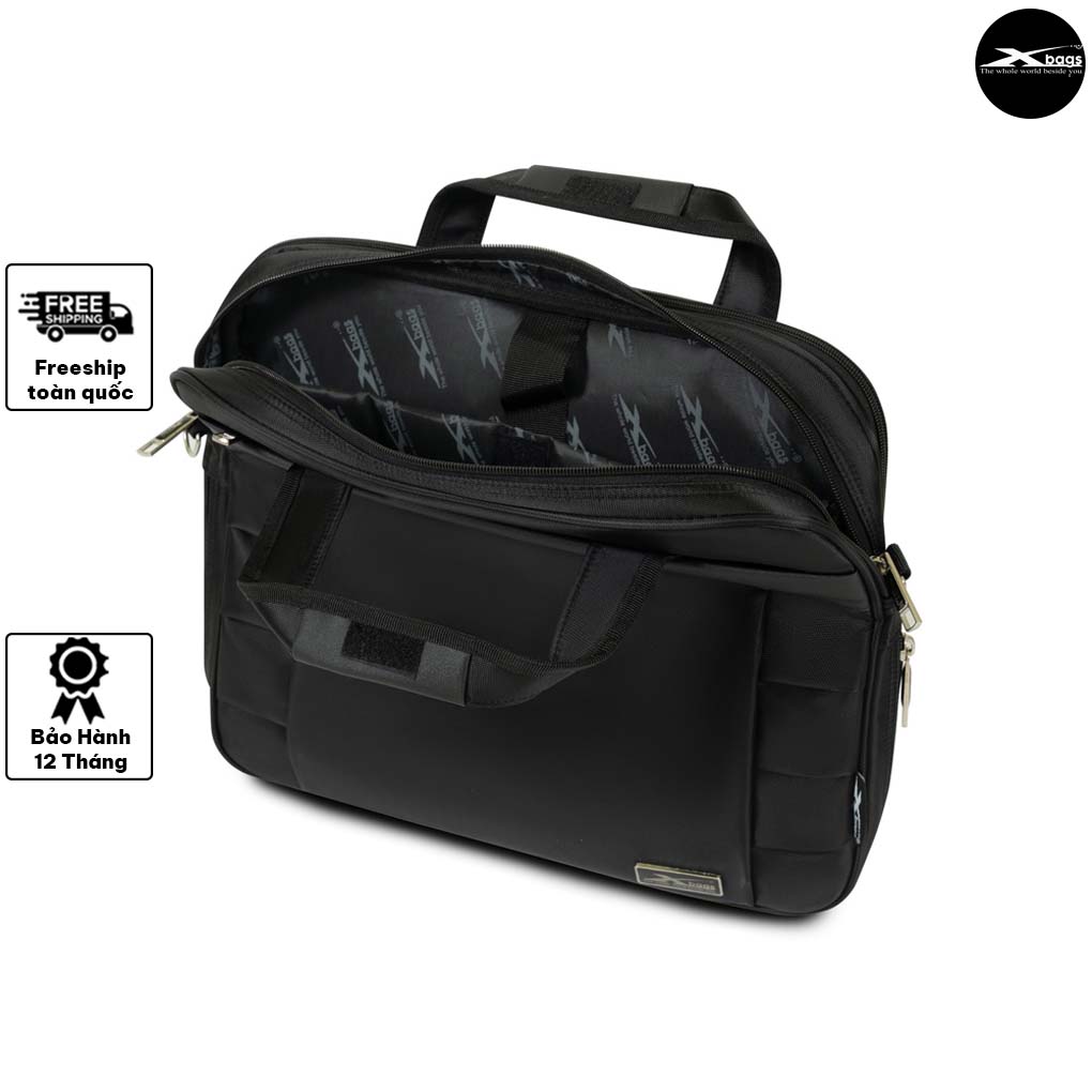 Cặp Doanh Nhân Xbags Expand Pro XB 4002 – Cặp Táp Laptop Cao Cấp, Chống Thấm, Thiết Kế Mở Rộng Tiện Lợi