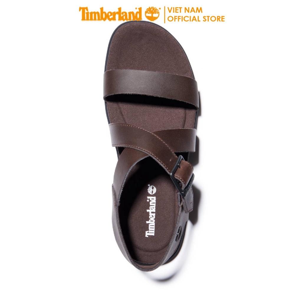 Giày Sandal Nam Timberland Kesler Cove Backstrap Dark Brown TB0A42H9