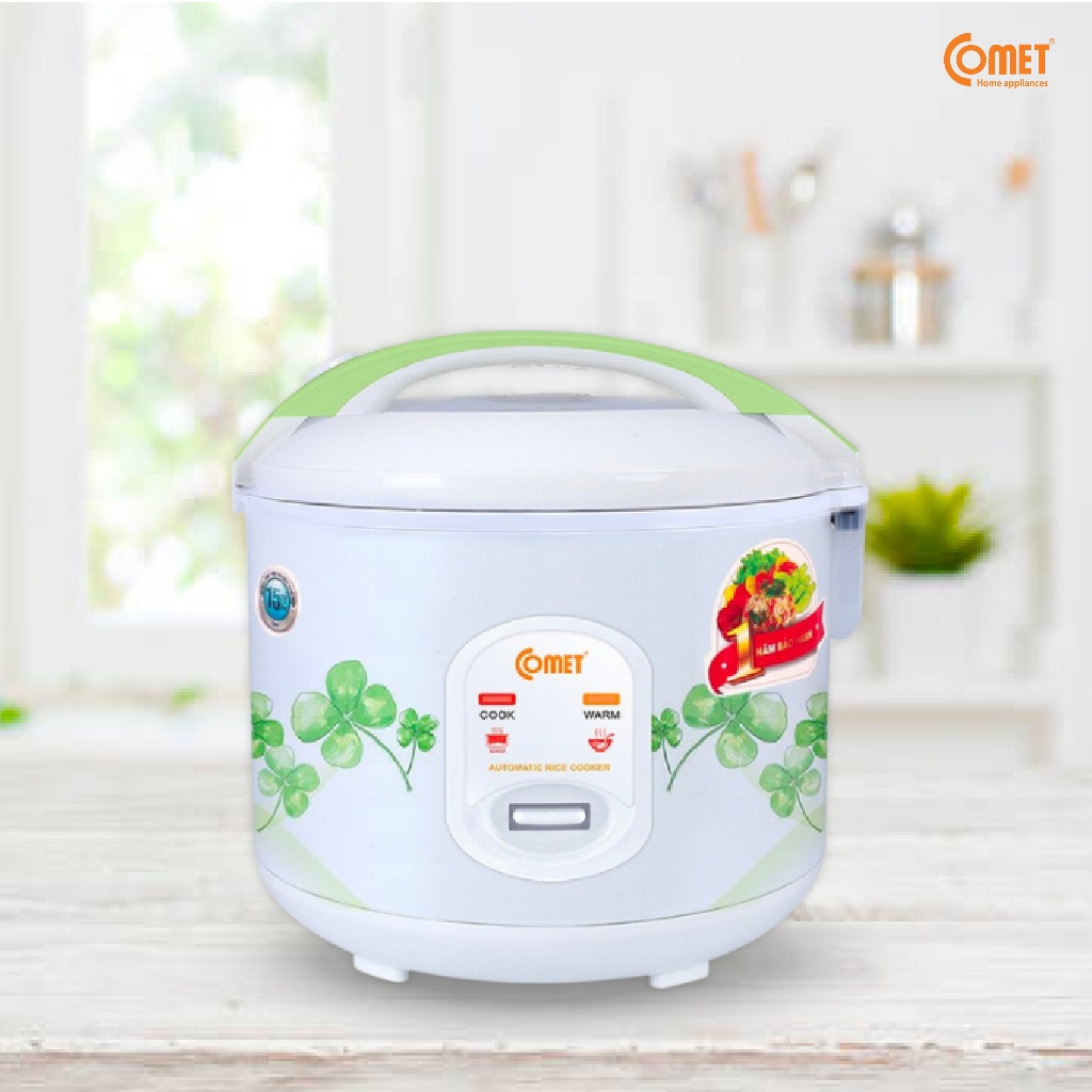 Nồi cơm điện nắp cài 1,8L COMET CM8016 - Hàng Chính Hãng