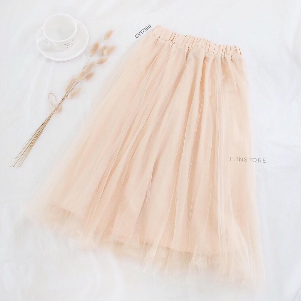 Chân váy công chúa lưới TUTU nhiều màu Ulzzang - Made by Fiin
