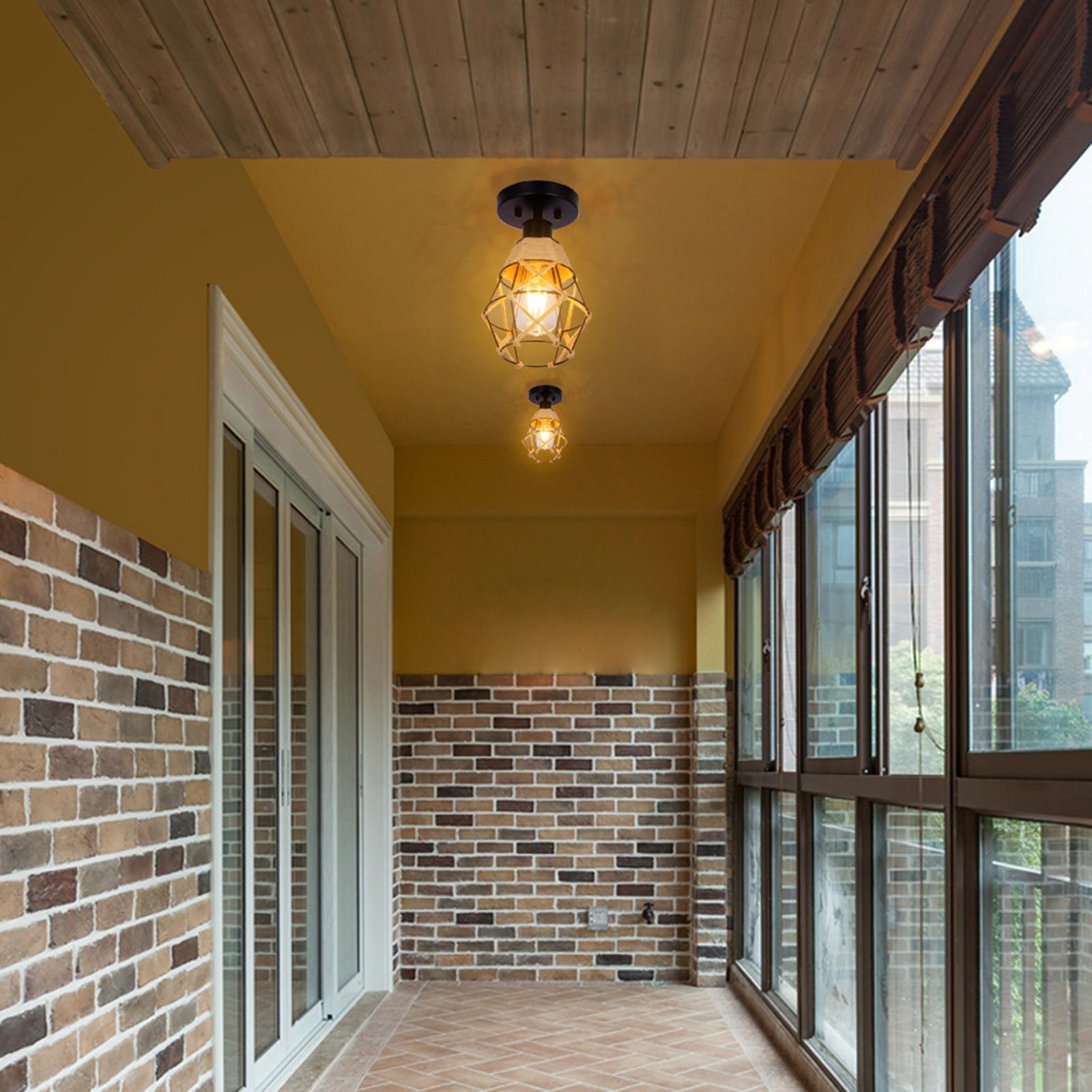 Industrial Pendant Lights Hanging E26 Pendant Light for Loft Bedroom