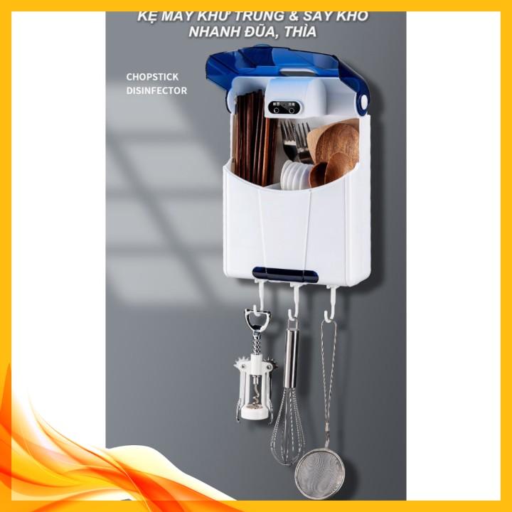️ KỆ MÁY KHỬ TRÙNG & SẤY KHÔ NHANH ĐŨA, THÌA