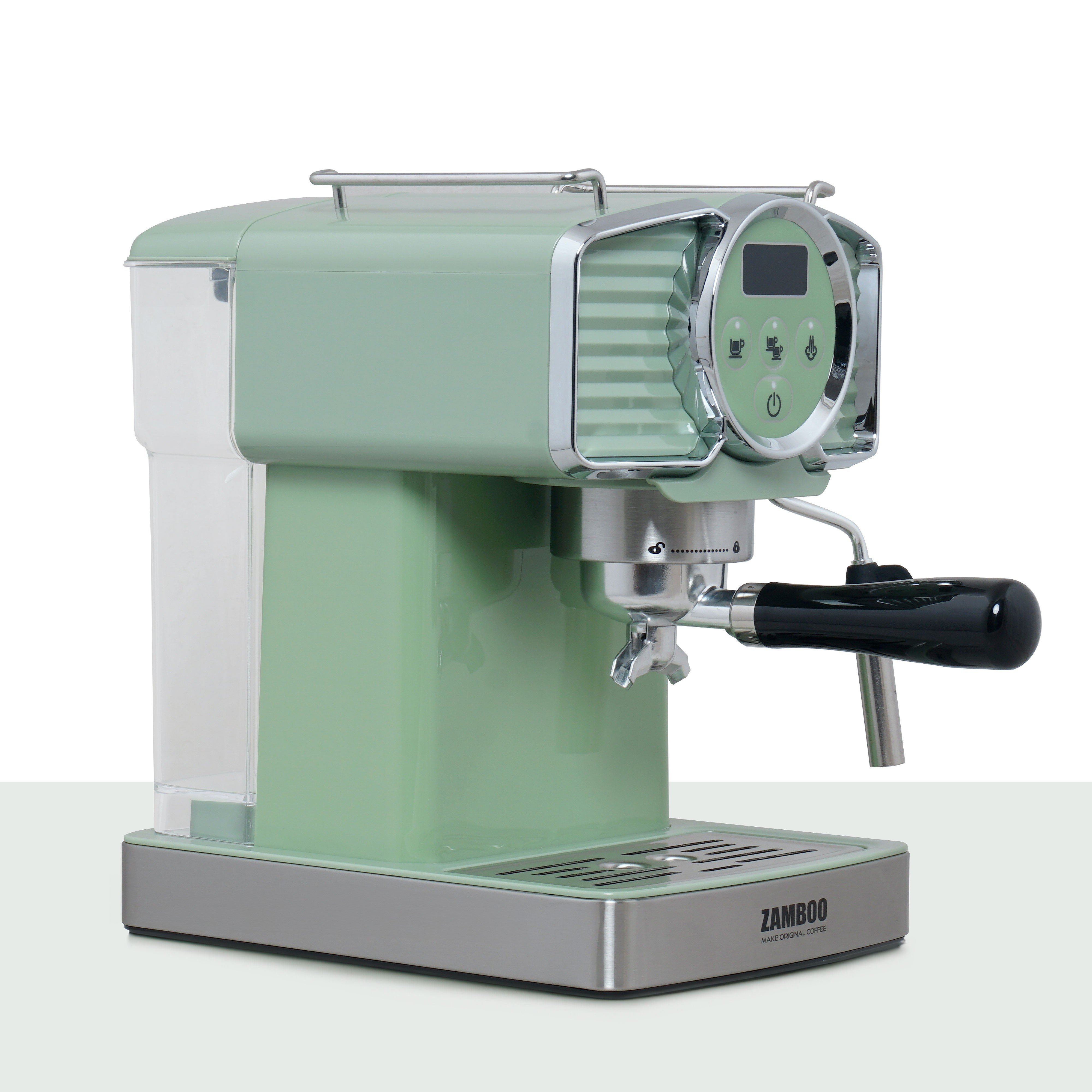 Hình ảnh Hàng chính hãng-Máy pha cà phê espresso bán tự động Zamboo ZB-901PRO-20 Bar