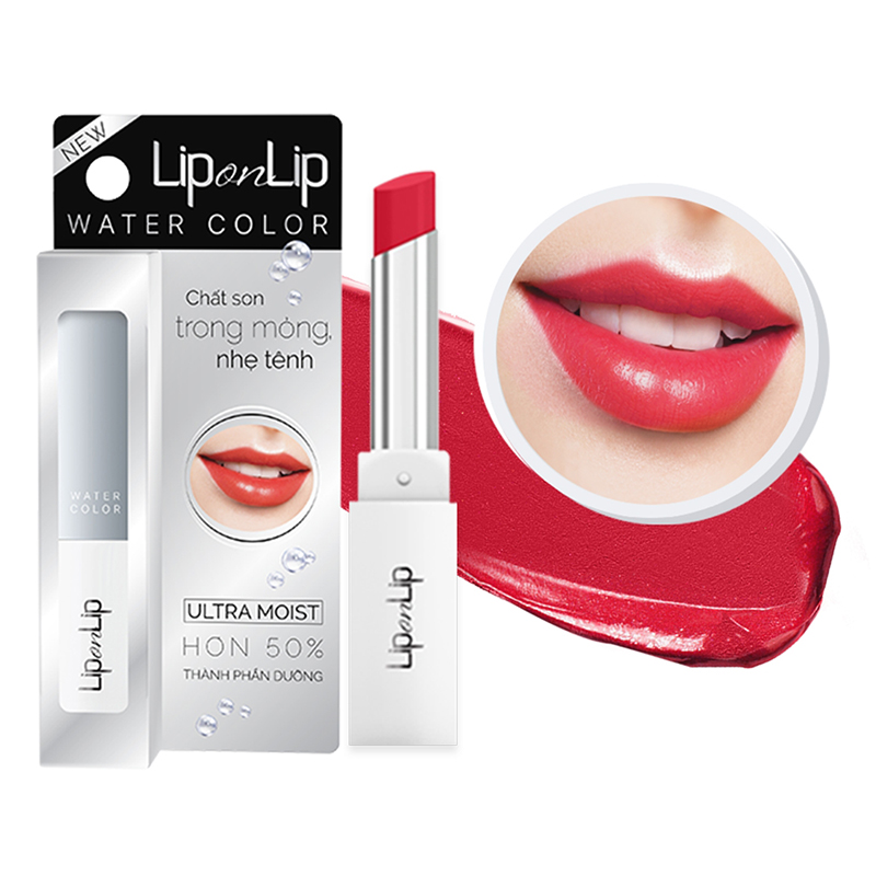 Son thỏi dưỡng môi trang điểm, cho môi căng mọng Lip On Lip Water Color