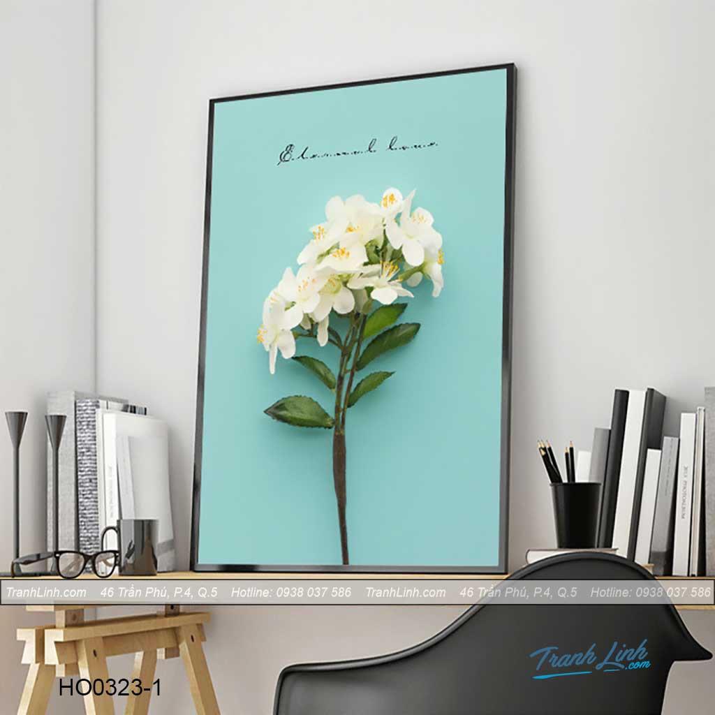 Tranh Canvas hoa treo tường trang trí phòng khách