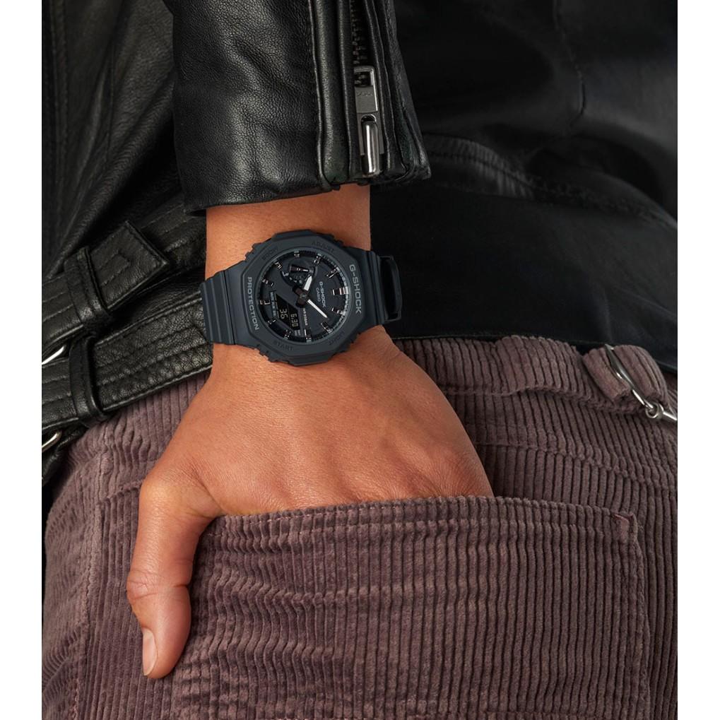 Đồng hồ nữ Casio G-Shock GMA-S2100-1ADR size nhỏ lõi Carbon | GMA-S2100-1A nữ
