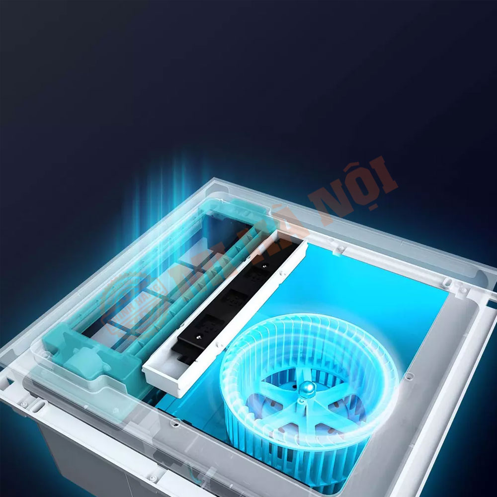 Quạt thông gió tạo ion kết hợp đèn trần – Kết nối Mihome Xiaomi Yeelight YLYB04YL Hàng chính hãng