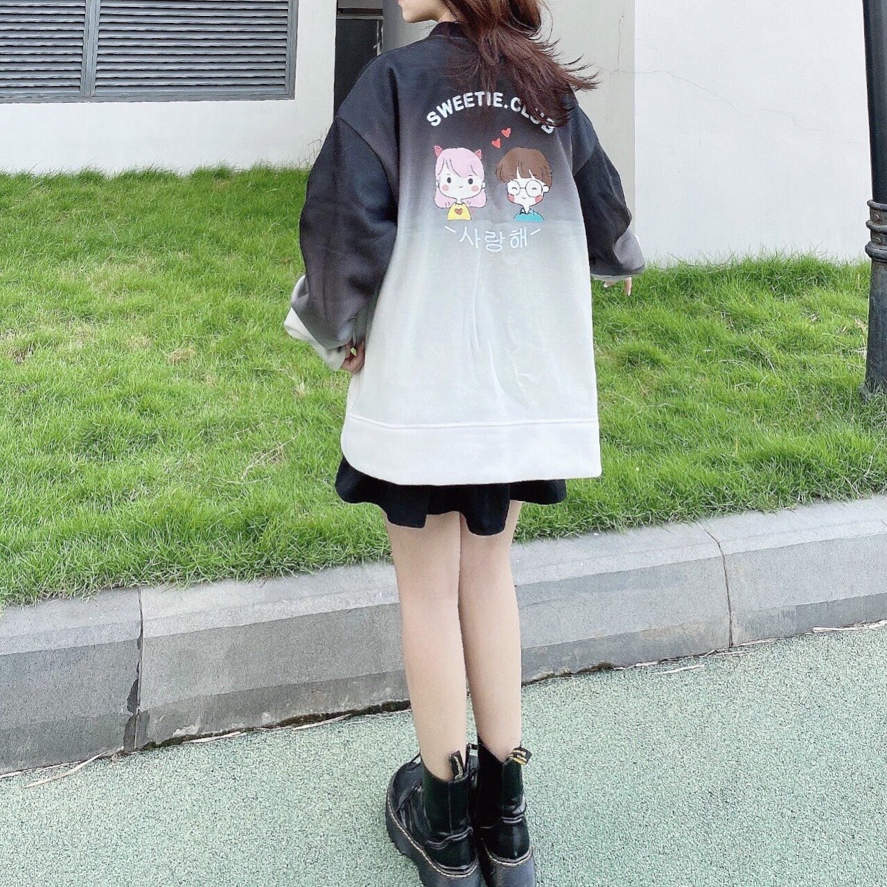 Áo Khoác Cardigan 3D Loang Màu In Hình Sweetie Club Tie Dye Oversize Ulzzang Unisex Dáng Rộng Nam Nữ - MM