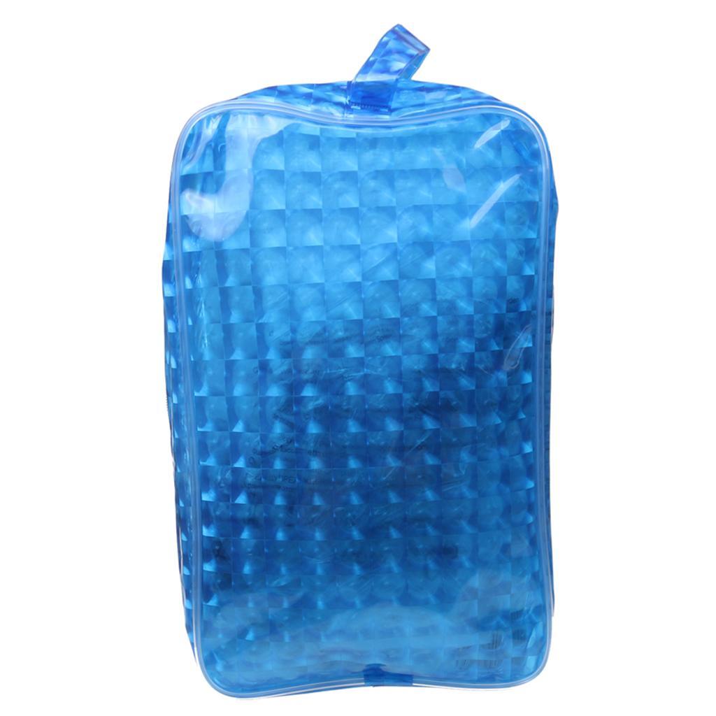 Waterproof EVA Travel Toiletry Bag Makeup Cosmetic Organizer L Jewelry Blue