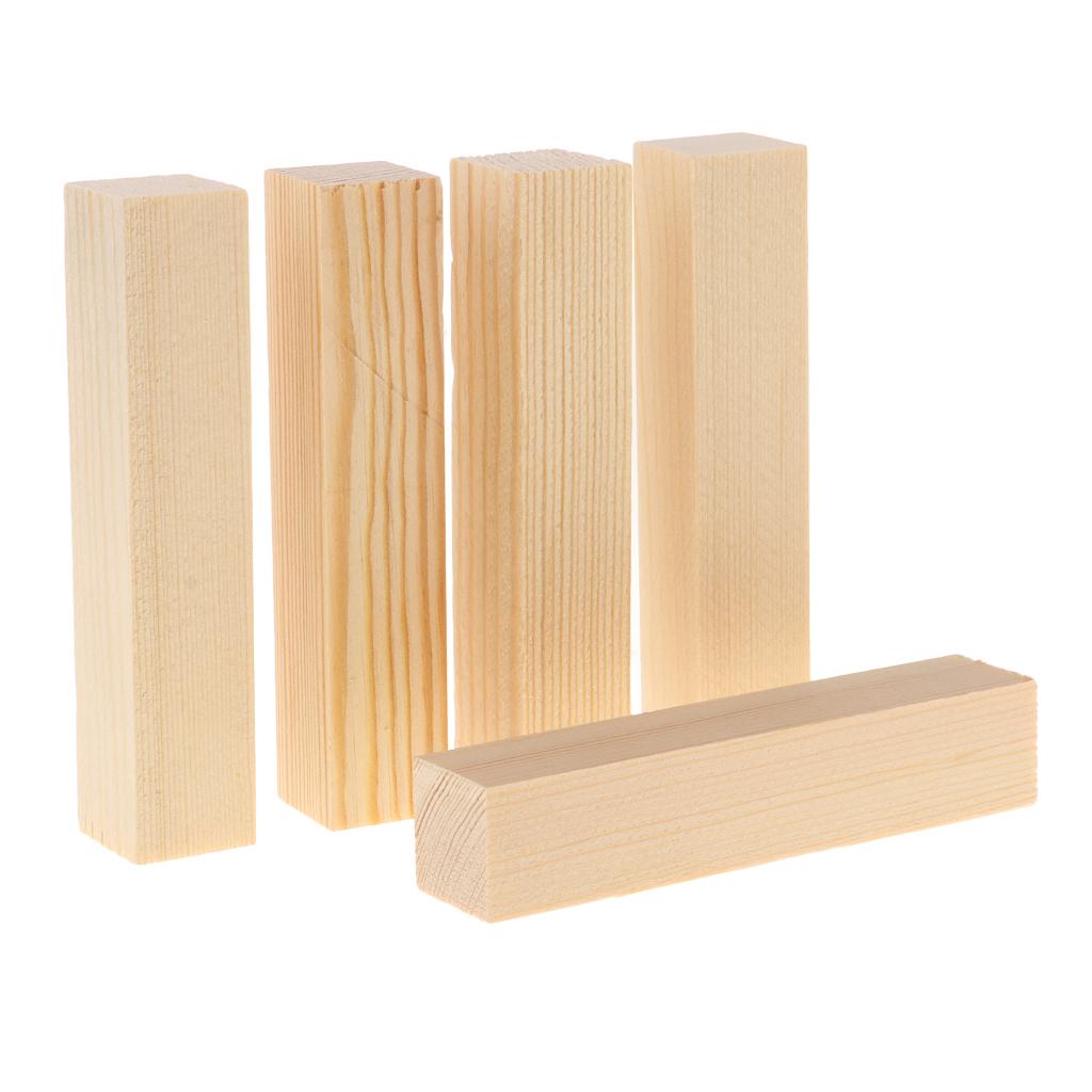 10 Bộ 20mm Chưa Hoàn Thành Khối Gỗ DIY Để Tạo Hình Gỗ Chất Liệu 100mm