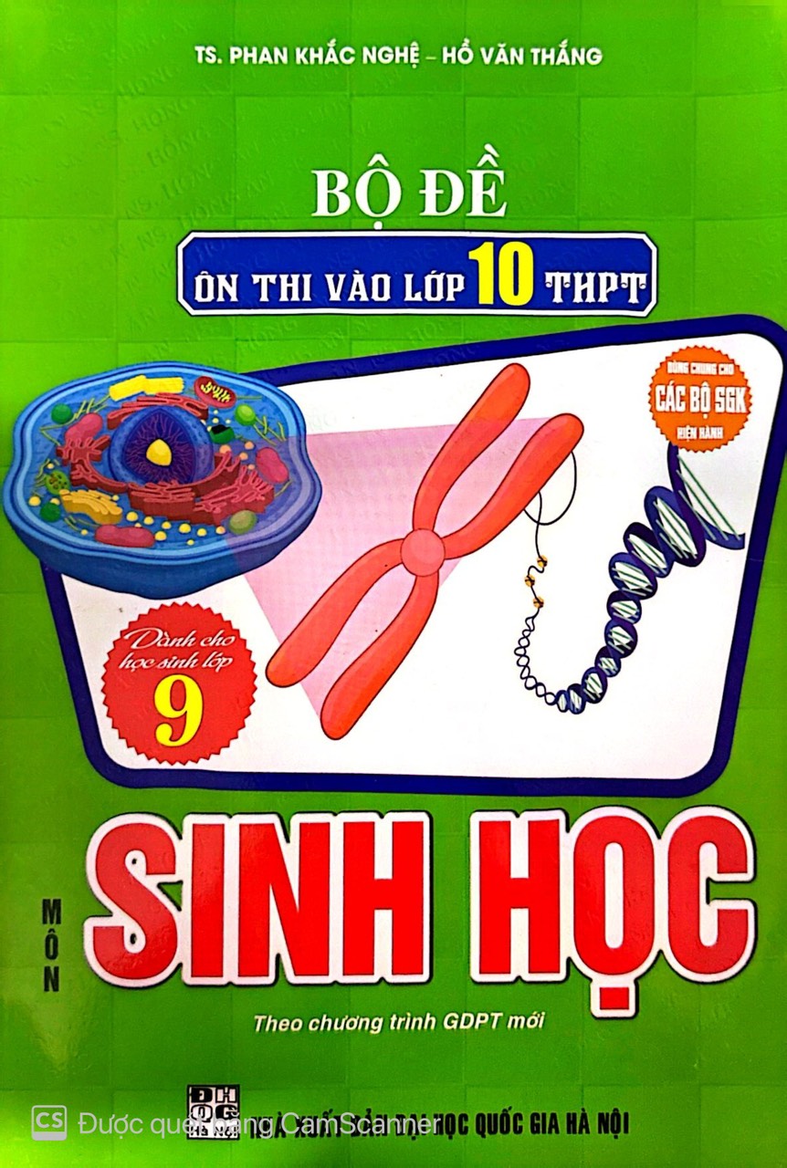 Bộ Đề Thi Chuyên Sinh Học 9