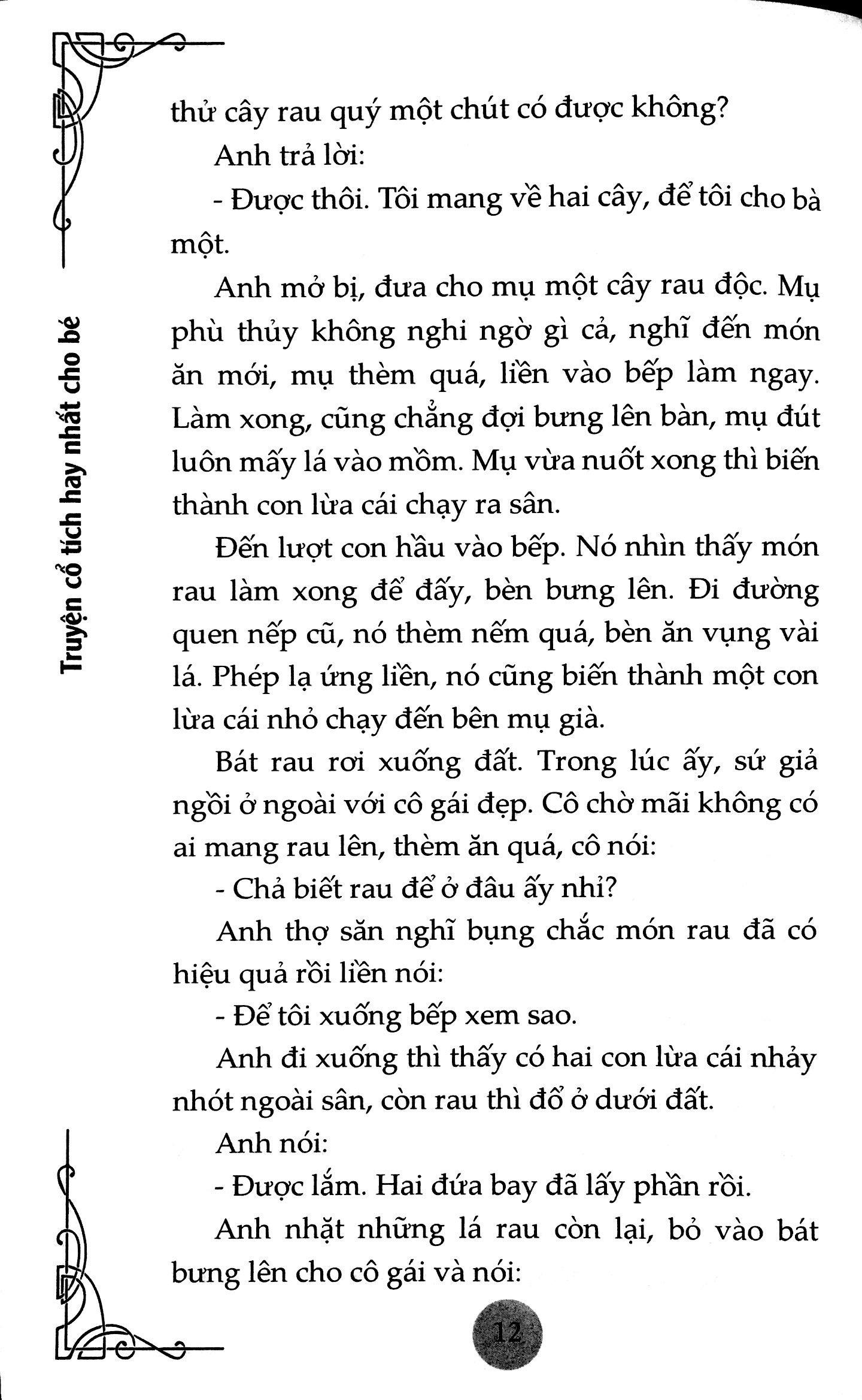 Truyện Cổ Tích Hay Nhất Cho Bé