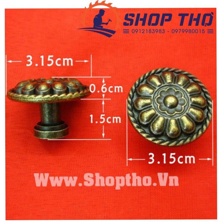 Núm kéo giả cổ màu đồng, màu vàng nhiều mẫu mã ST01