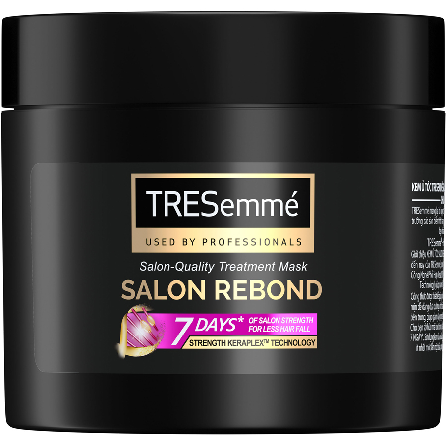 Kem Ủ TRESemmé Salon Rebond Công Nghệ Phối Hợp Strength KeraPLEX Ngăn Gãy Rụng 180ml