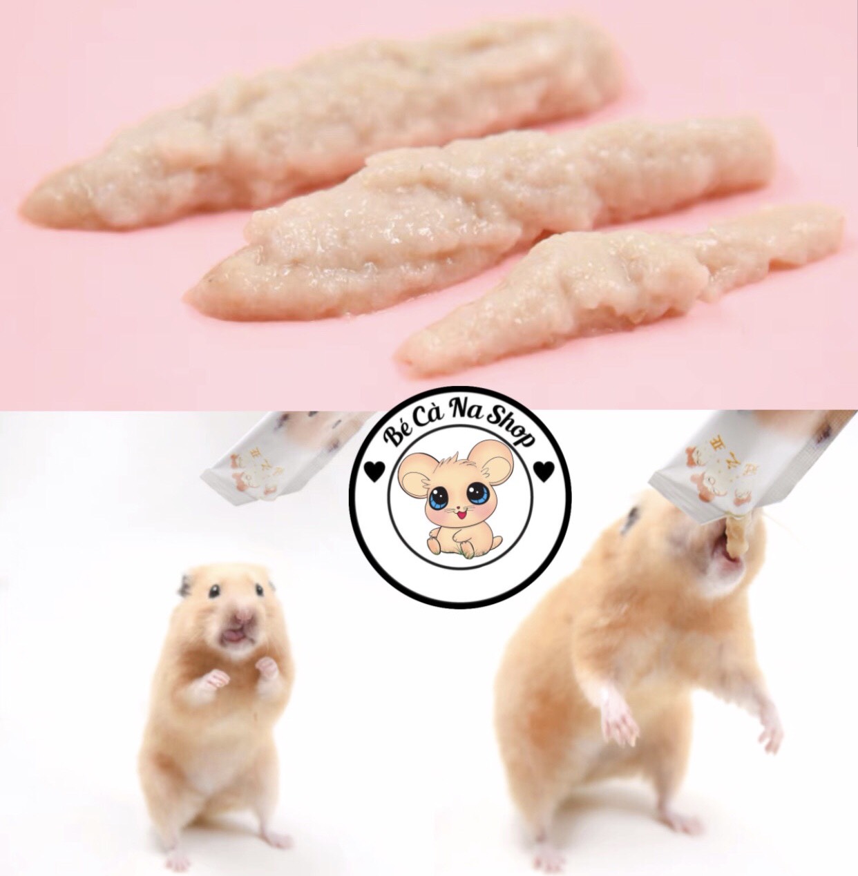 Suop dinh dưỡng , thưởng cho hamster biếng ăn bé cà na . thưc ăn bồi bổ nhiều dưỡng chất cho hamster , thỏ bọ sóc chinchilla...