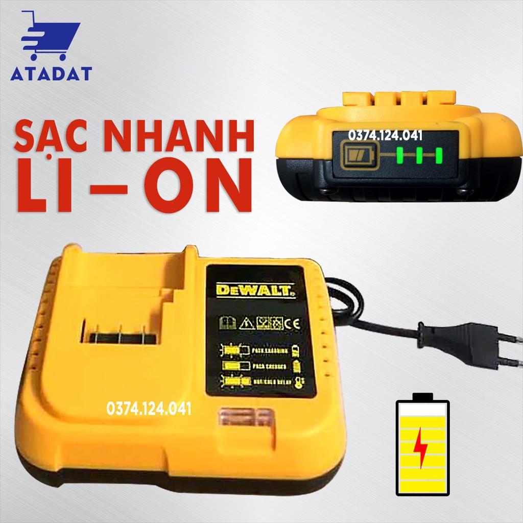 Máy Khoan Pin Cầm Tay Dewalt 24V Búa, Bắn Vít - TẶNG Phụ Kiên 22 Chi tiết - Máy Khoan 3 Chức Năng Búa - Khoan Bê Tông