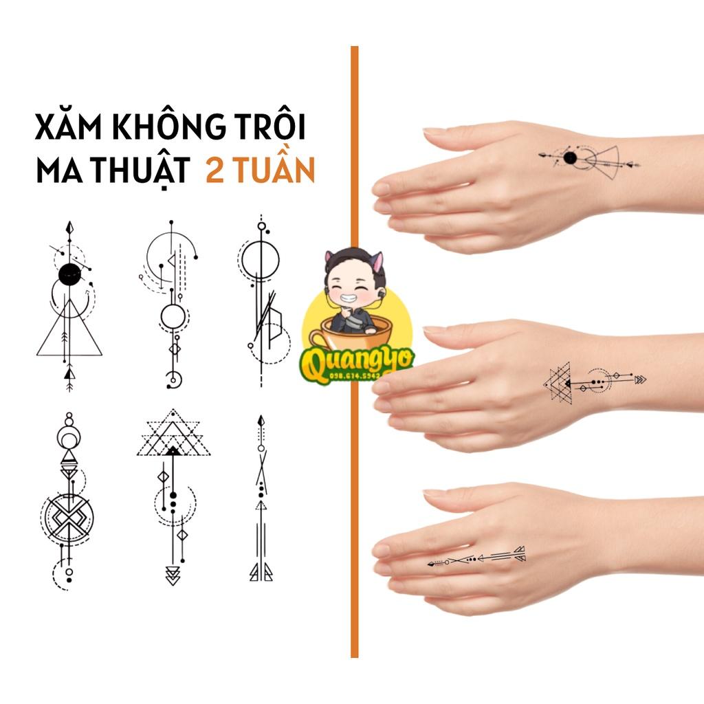 Hình xăm tạm biểu tượng mũi tên, 100% chống nước, Hình xăm ma thuật, Xăm giống Inkaholic