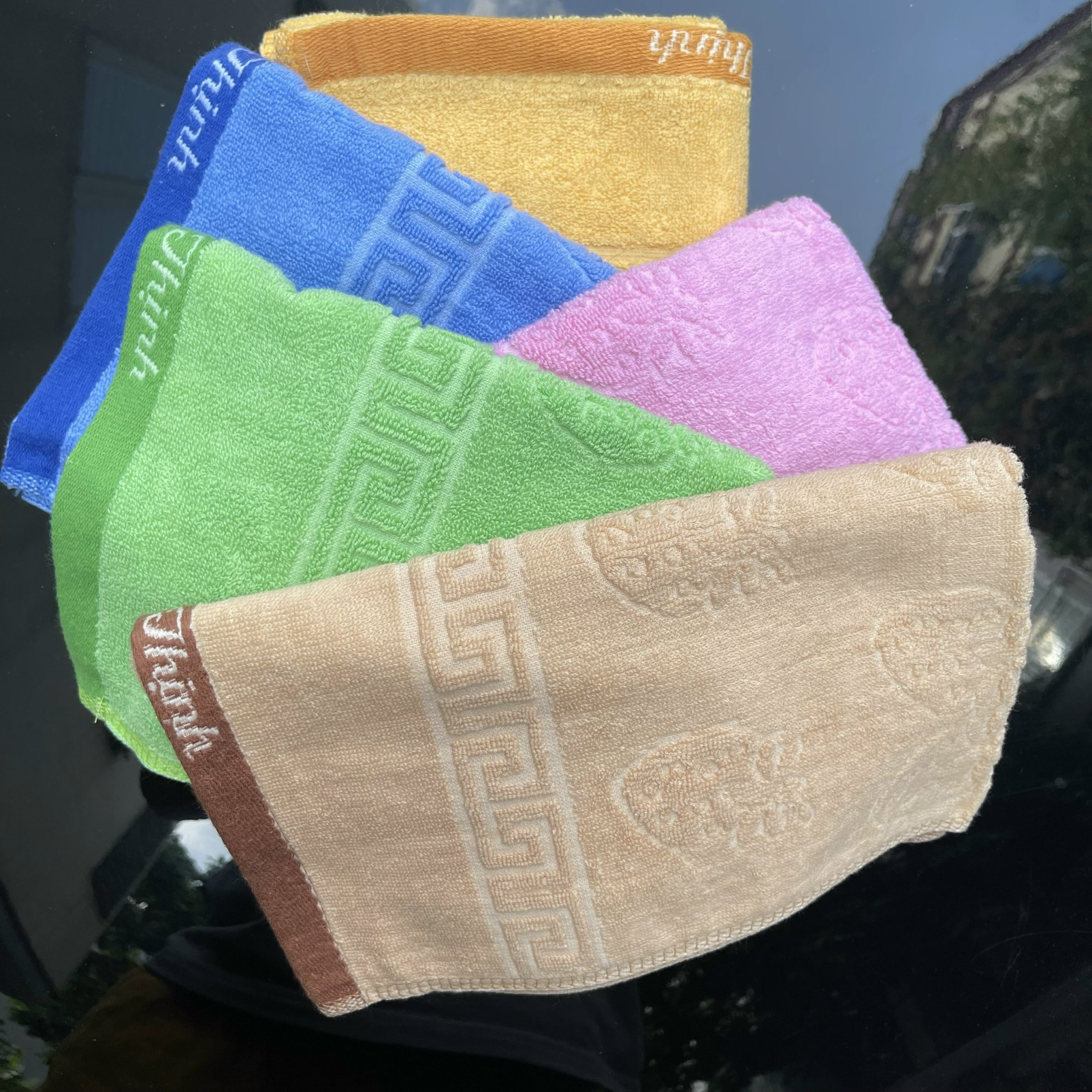 Khăn mặt hoa nở chìm cao cấp Tân Thịnh, kt 30x 50cm