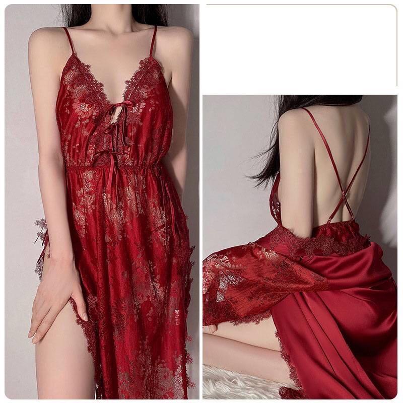 Váy ngủ ren lưới cực Sexy T481. GIAO HOẢ TỐC TPHCM