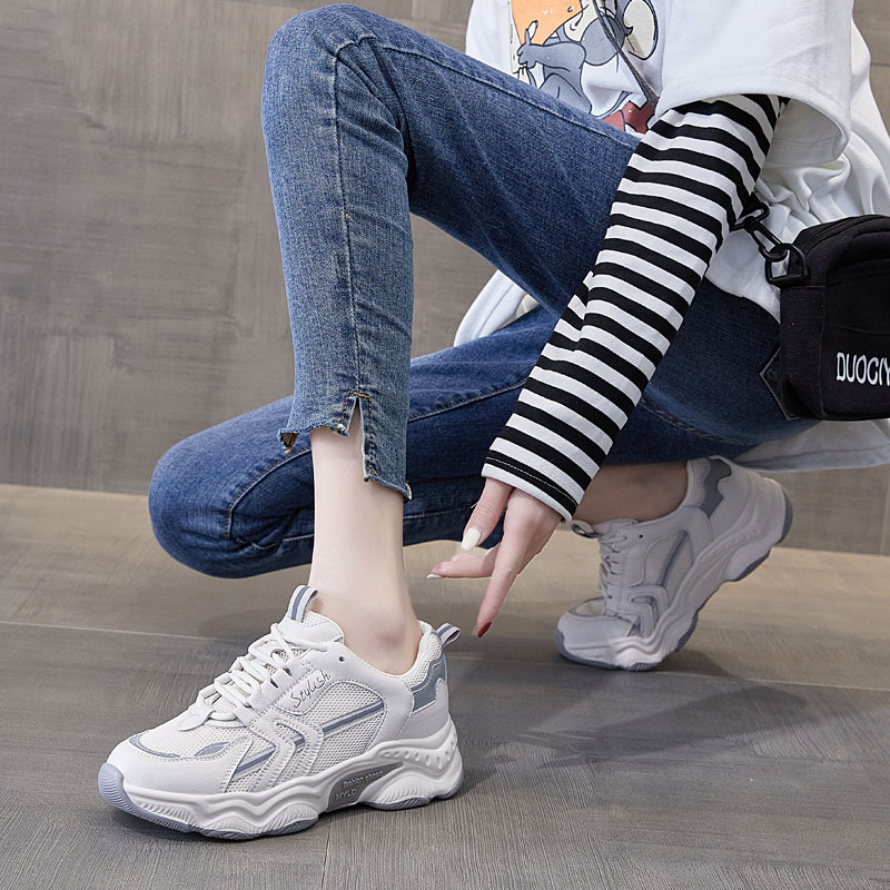 Giày thể thao nữ GEMI - giày ullzzang màu Đen- Trắng, kiểu dáng trẻ trung, thời trang - M7285