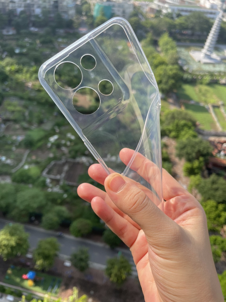 Ốp lưng silicon cho Oppo Reno 8 5G dẻo Gor Bảo vệ camera trong suốt Hàng nhập khẩu