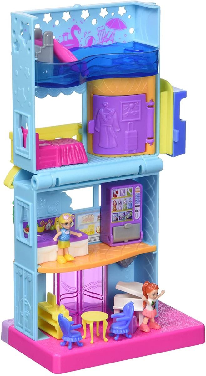 Đồ Chơi POLLY POCKET Khách Sạn Vui Vẻ Ở Pollyville GKL58/GGC29