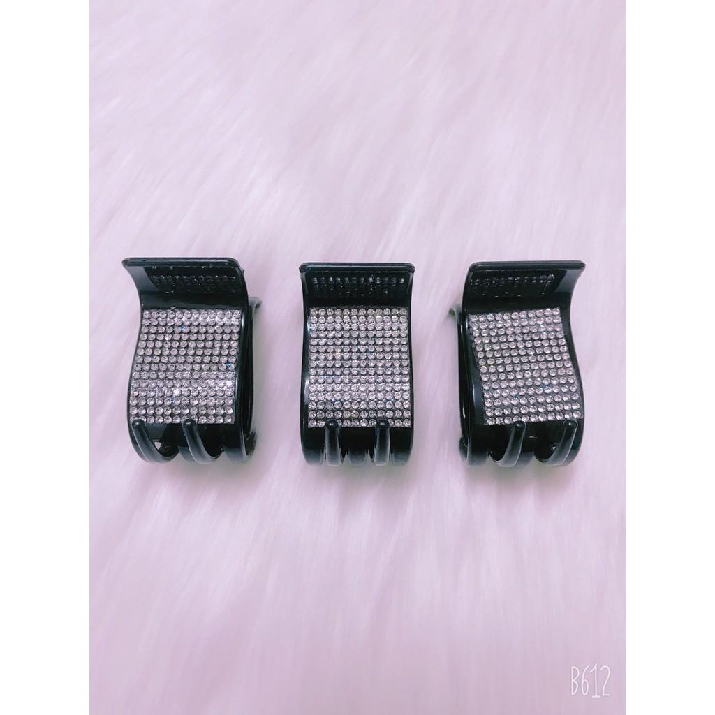 Sỉ vỉ 12 kẹp tóc càng cua 3 răng, 5 răng đính đá