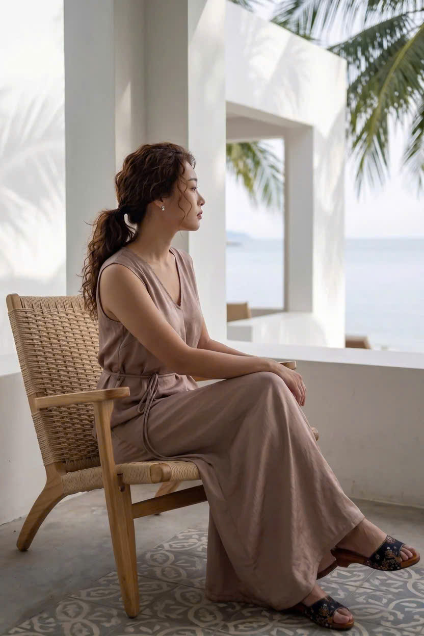 Đầm Maxi Dáng Suông Tencel Ánh Tức Dre202 Thời trang Hity