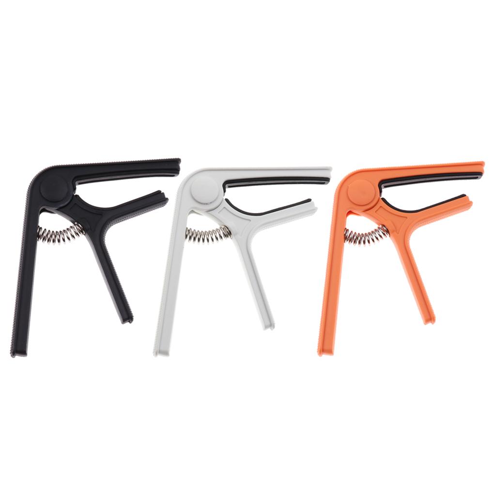 Acoustic Folk Guitar Capo Tuner Trigger Quick Change Clamp Key Clip