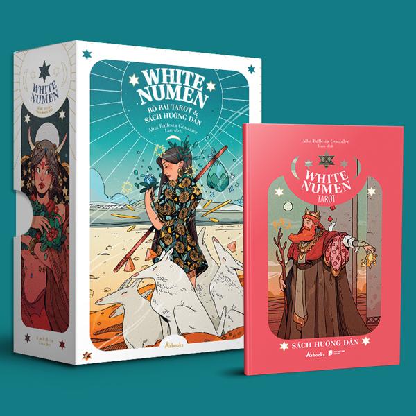 Sách - Boxset White Numen Tarot (Bộ Bài + Sách Hướng Dẫn)