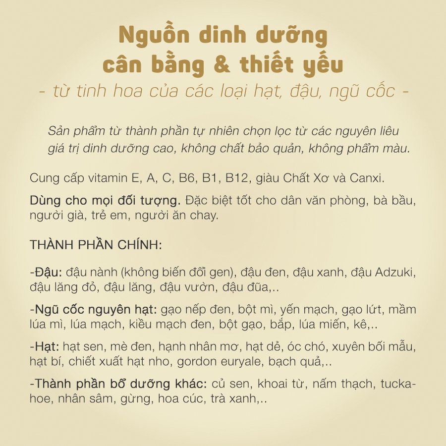 Ngũ Cốc Dinh Dưỡng 100 loại hạt