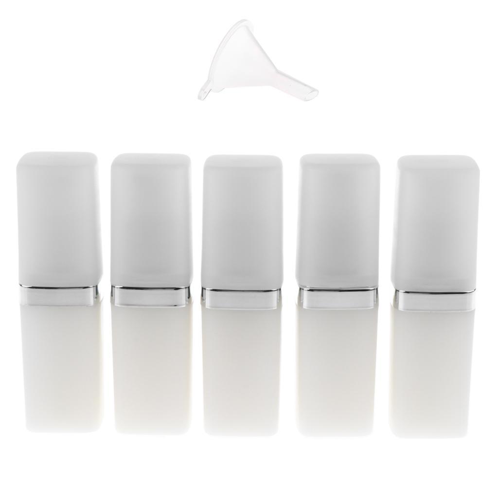 5 Pieces 15ml Protable Bottles Shampoo Empty Lotion Container Pressed Pump Spray