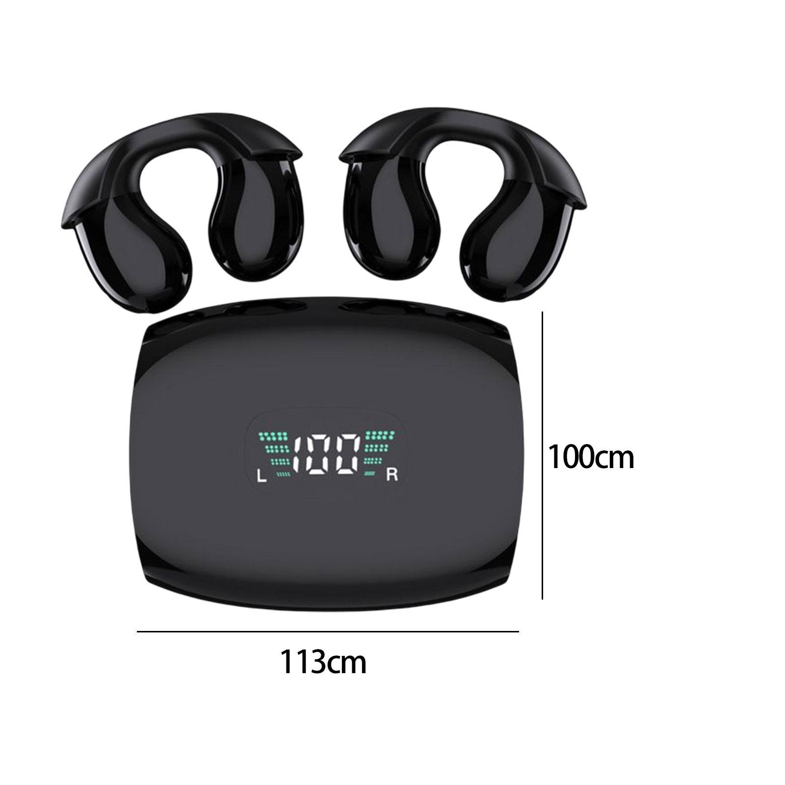 Ear Clip Headphones Touch Control Mini Clip on Earphones for Workout Outdoor
