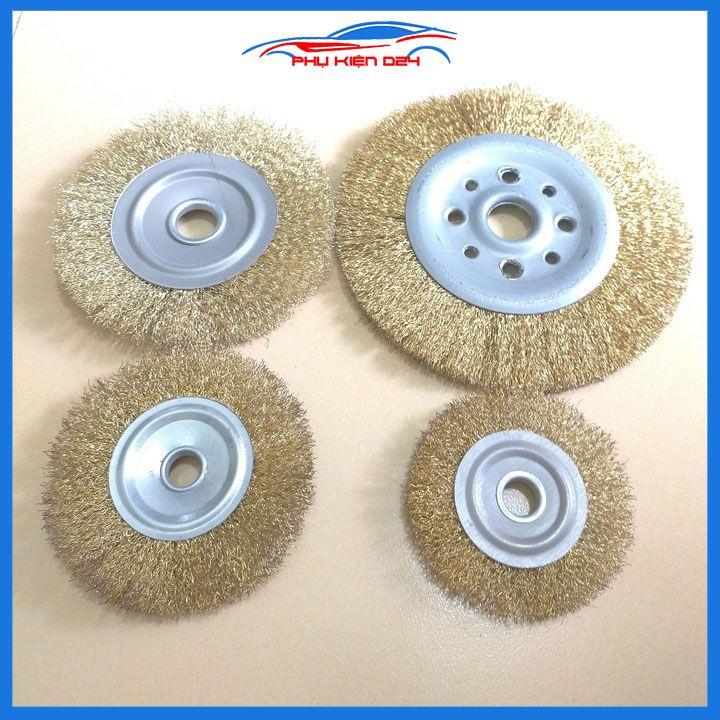 Chổi đánh gỉ sắt, lưỡi mài chà đánh gỉ đường kính từ 10cm/12cm/15cm/20cm/25cm cao cấp
