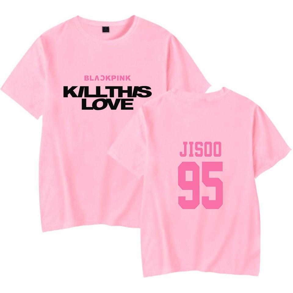 Áo phông Black Pink Jisoo KILL THIS LOVE in hai mặt