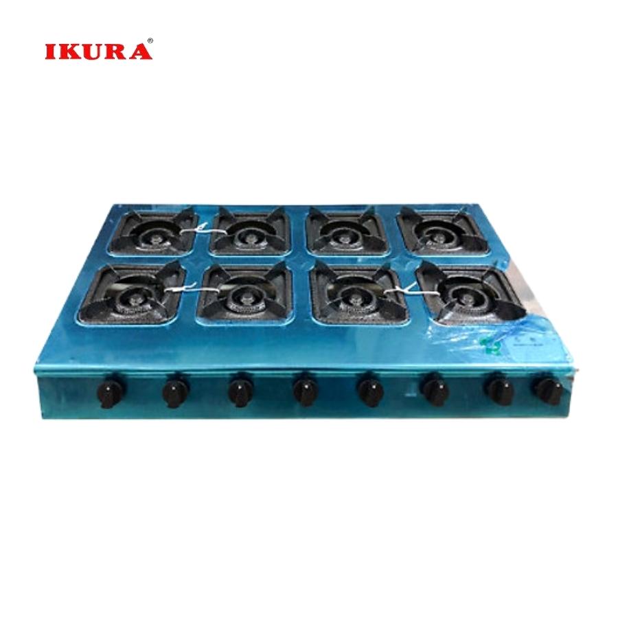 Bếp gas công nghiệp 8 họng chuyên mỳ cay , bánh xèo, bếp gas 8 lò. Hàng chính hãng