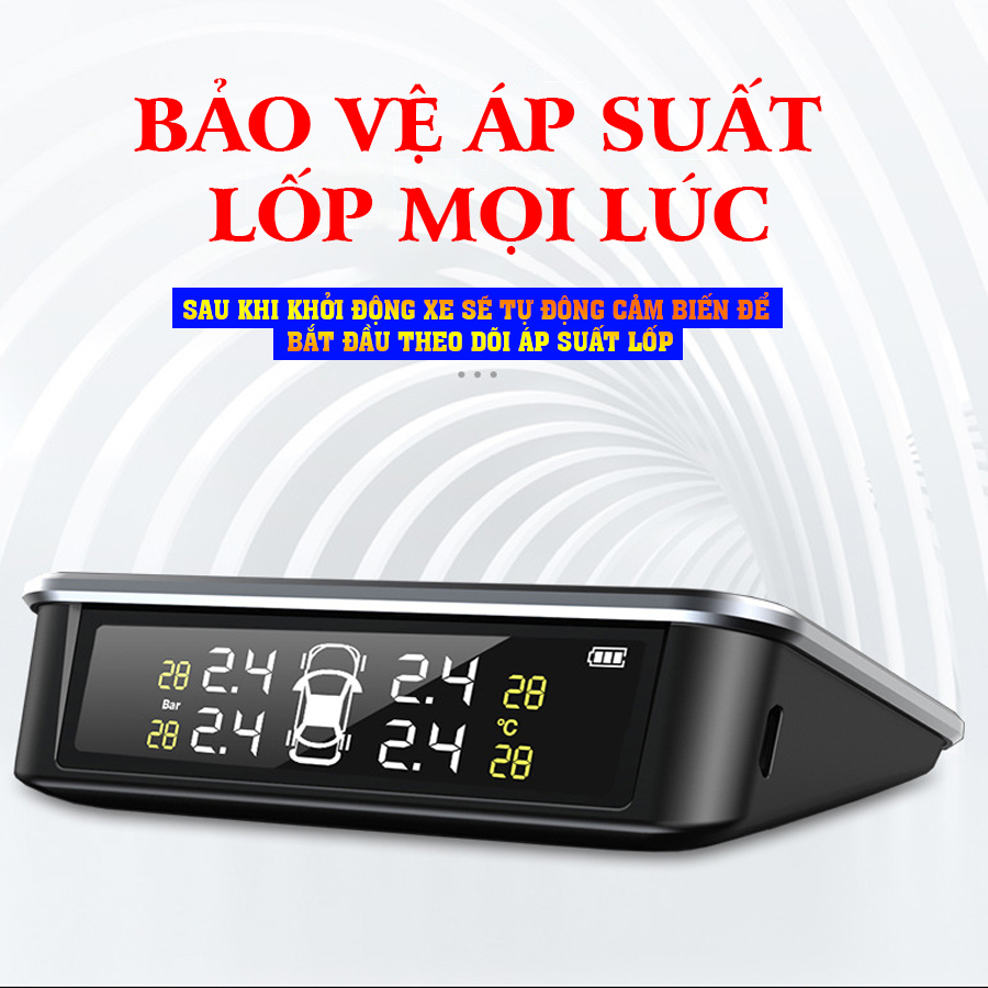 Cảm biến áp suất lốp ô tô Van Ngoài CAR365TMS36 Chính Hãng