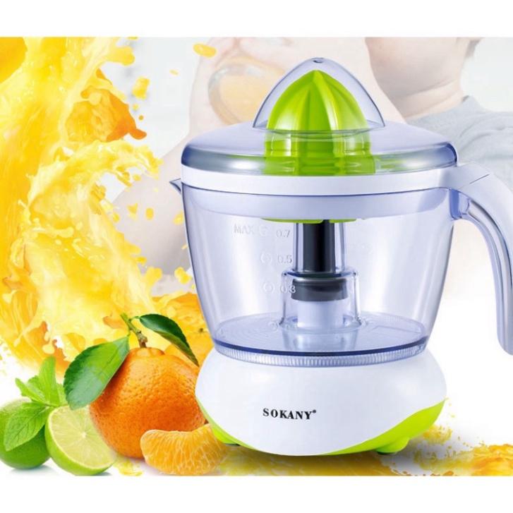 Máy Vắt Cam Đa Năng Sokany Dung Tích 700Ml Cắm Điện, Xoay 2 Chiều Thông Minh, Tháo Lắp Vệ Sinh Dễ Dàng - Free Ship