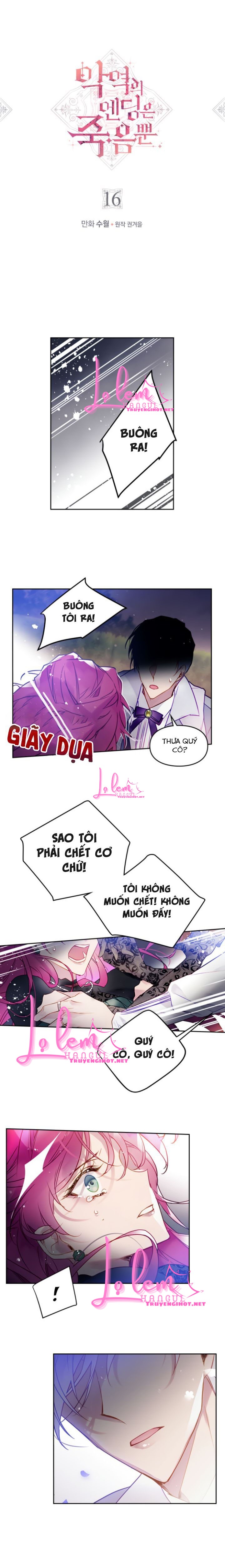 kết thúc của nhân vật phản diện chỉ có thể là cái chết chapter 16 1