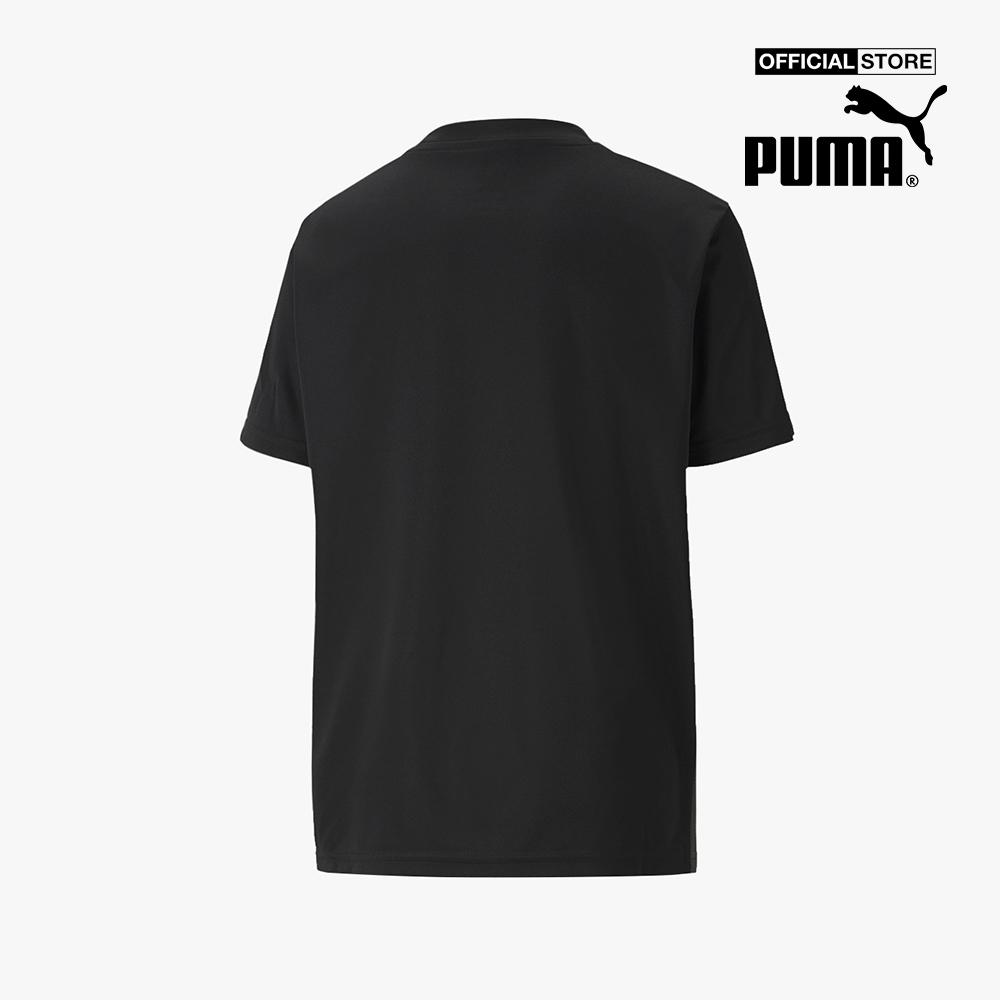 PUMA - Áo thun thể thao cổ tròn tay ngắn phom trẻ em Teamsport 656811