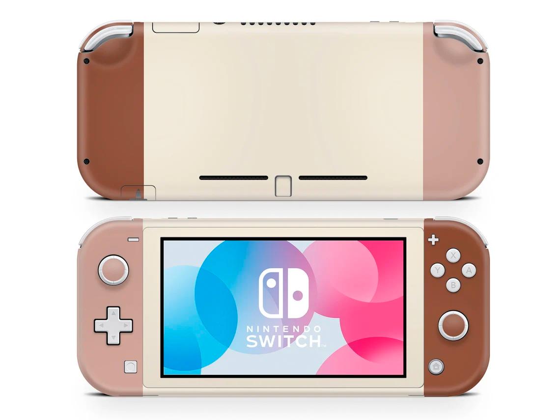 Skin decal dán Nintendo Switch Lite mẫu phối màu retro (dễ dán, đã cắt sẵn)