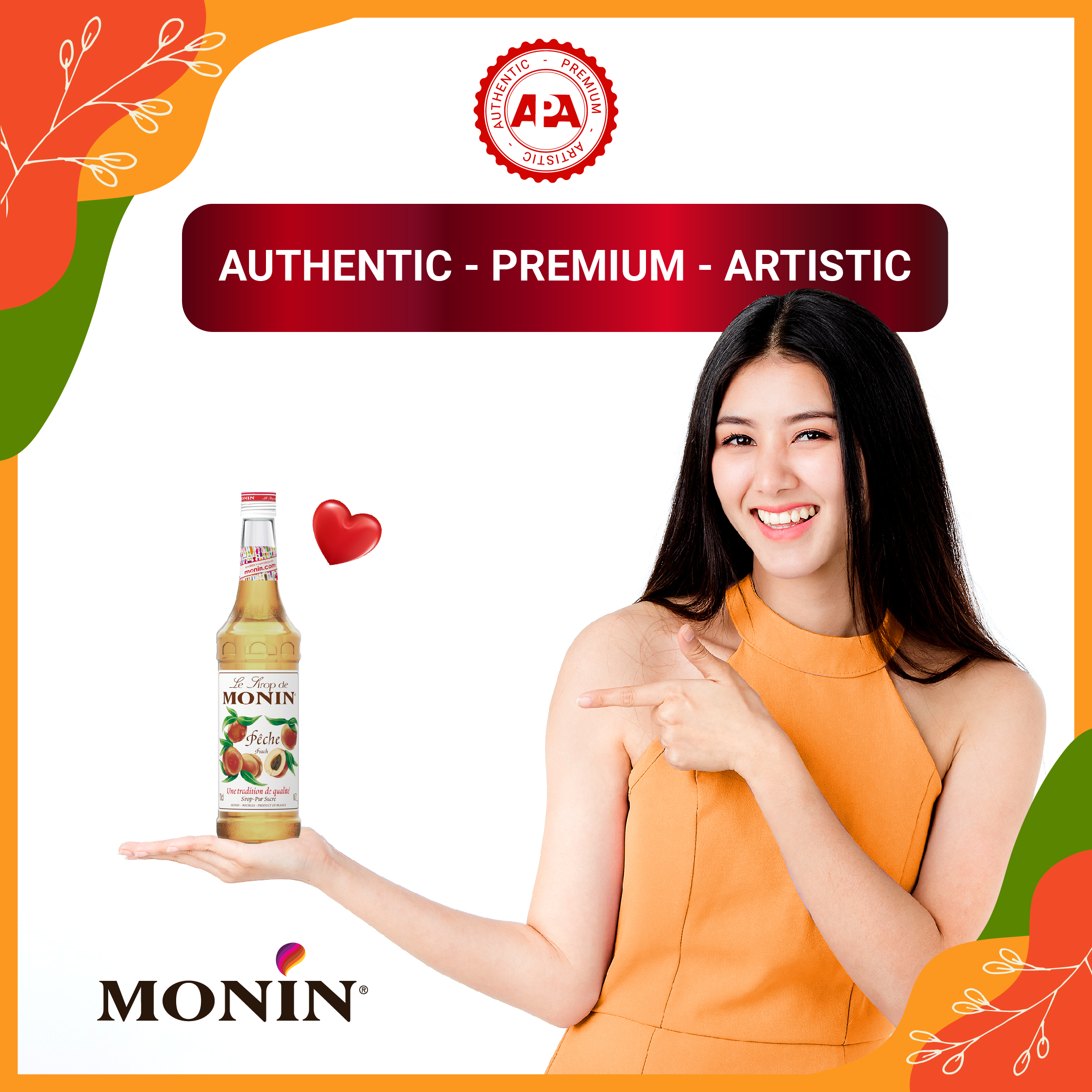 Siro Đào MONIN - 700ML