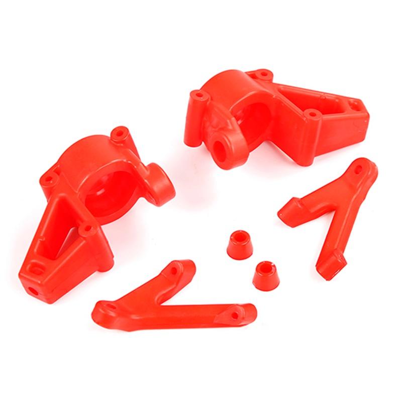 Front Wheel Bearing Seat Kit for 1/5 HPI ROFUN BAHA ROVAN KM BAJA 5B 5T 5SC Toys Parts RC Car Accessories-Red