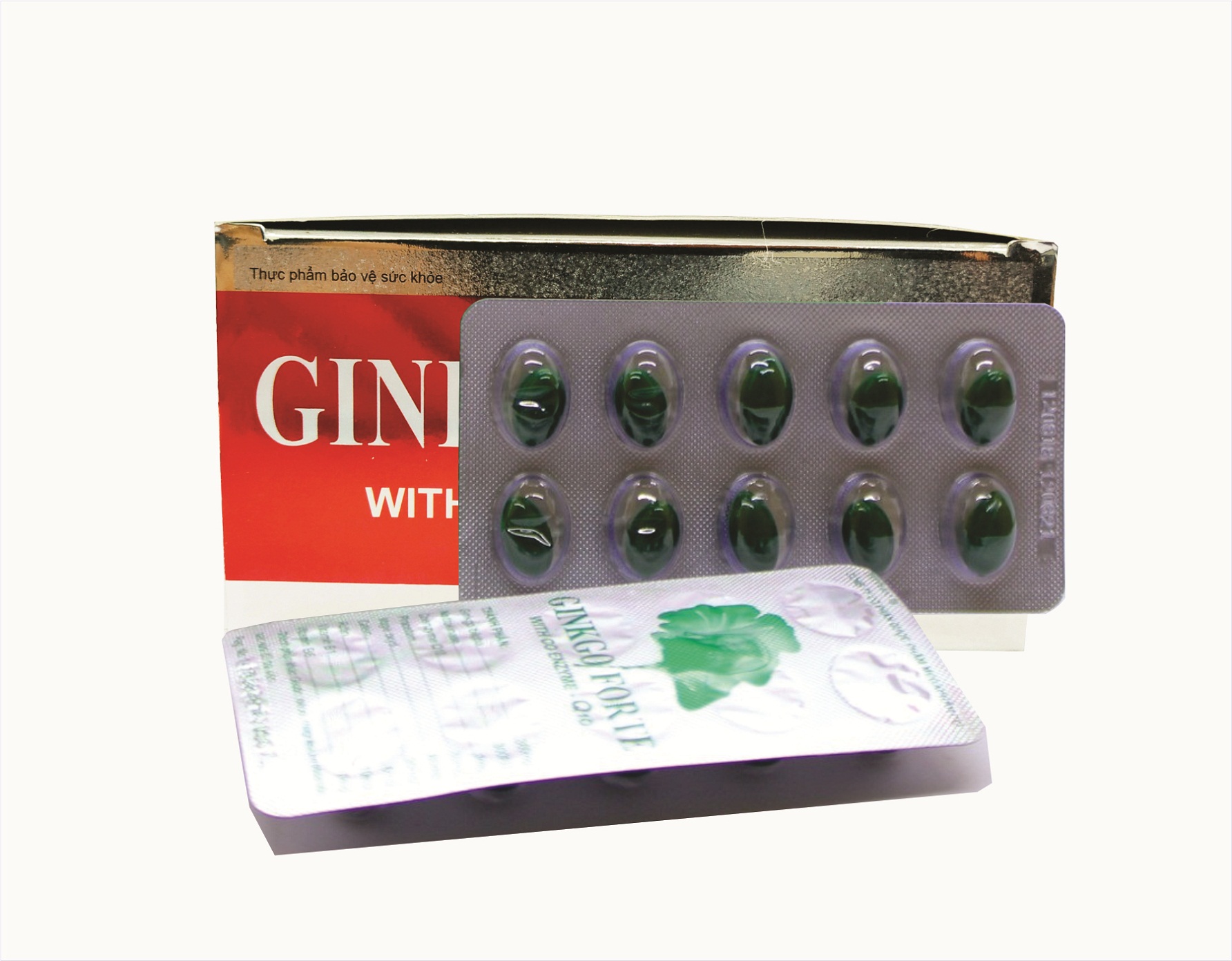 Hoạt Huyết Dưỡng Não Ginkgo Forte With Coenzyme Q10 - Giảm Tai Biến Mạch Máu Não - Giúp Tuần Hoàn Máu Não - Hộp 100 Viên