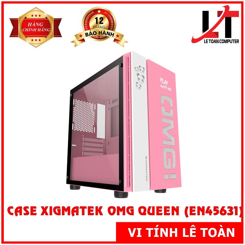 CASE XIGMATEK OMG QUEEN (EN45631) - GAMING M-ATX - Hàng Chính Hãng