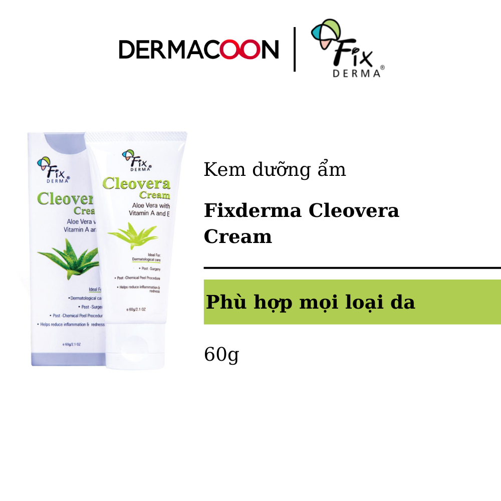 Kem Dưỡng Ẩm Cho Da Khô Fixderma Cleovera Cream 60g