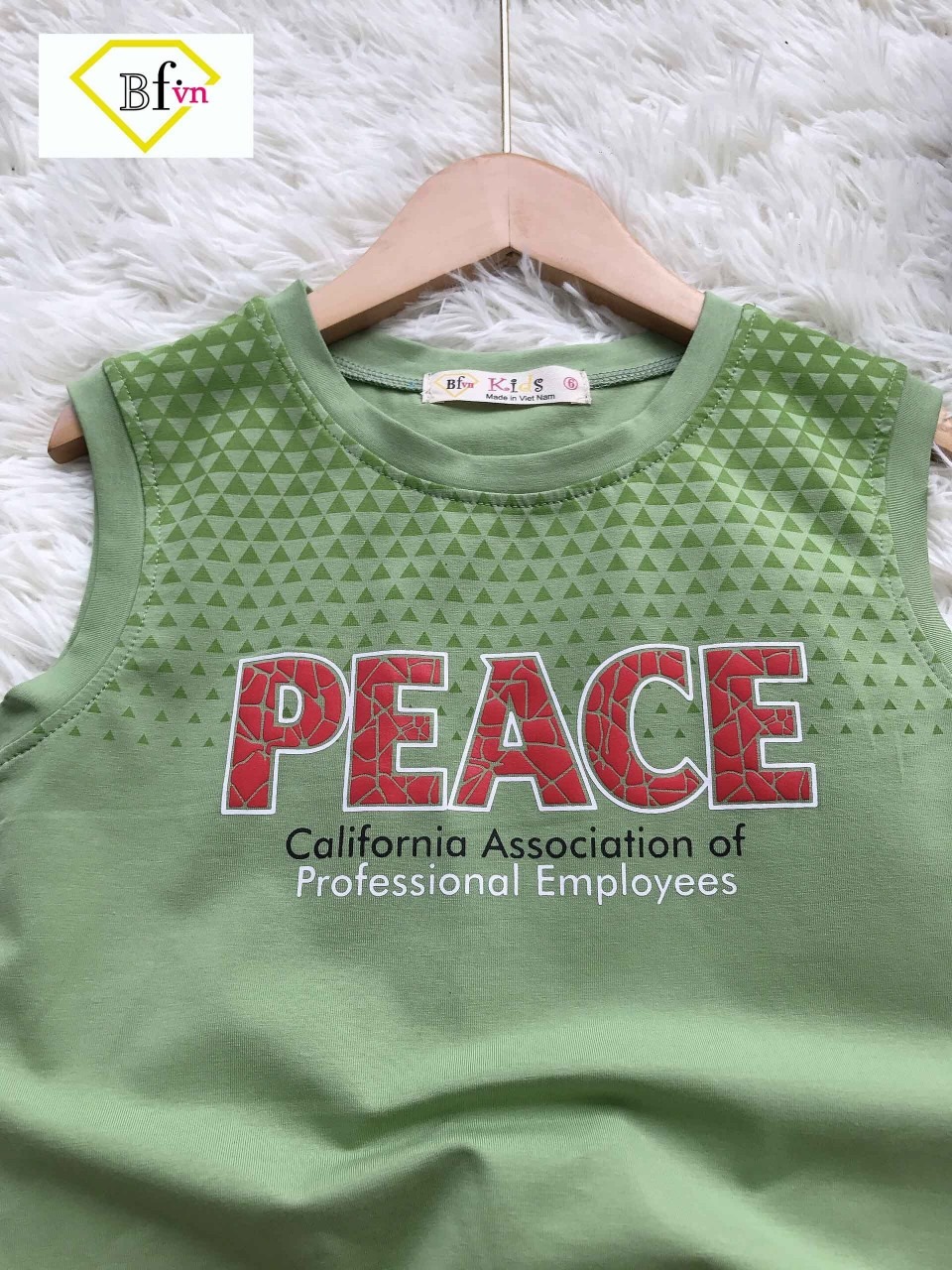 SÉT BỘ THUN 3 LỖ BÉ TRAI MẶC NHÀ PEACE
